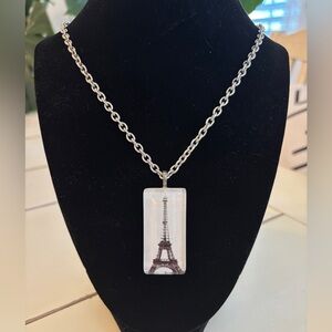 Eiffel Tower Pendant Necklace Costume Jewelry